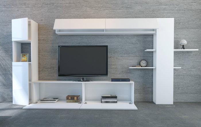 Hanah Home Maxi - Mueble de TV Blanco